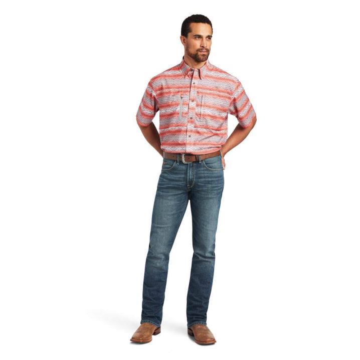 Ariat VentTEK Klassische Fit Shirt Ombre Serape | DS9uIdSg