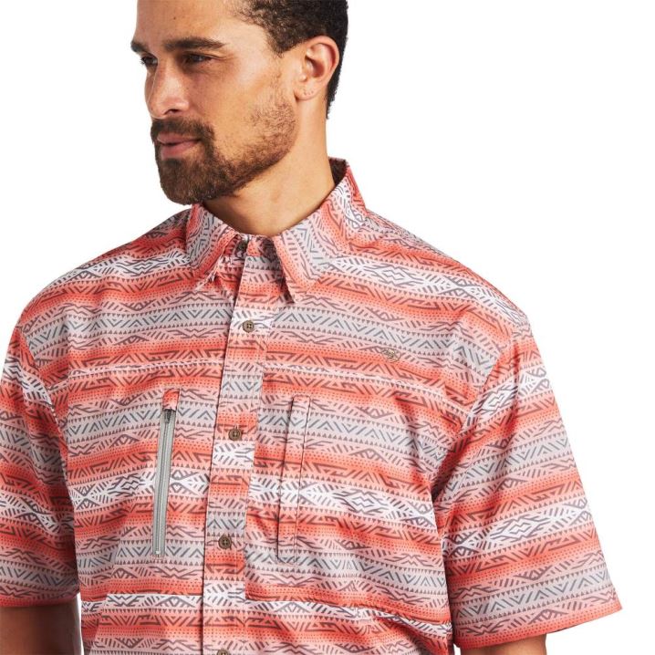 Ariat VentTEK Klassische Fit Shirt Ombre Serape | DS9uIdSg