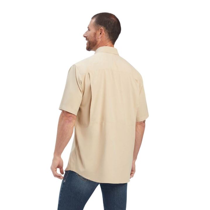 Ariat VentTEK Outbound Klassische Fit Shirt Humus | EcILcqAM