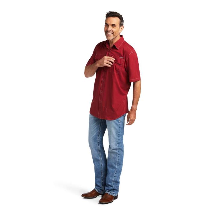 Ariat VentTEK Outbound Klassische Fit Shirt Rubaiyat | IVi2P0De