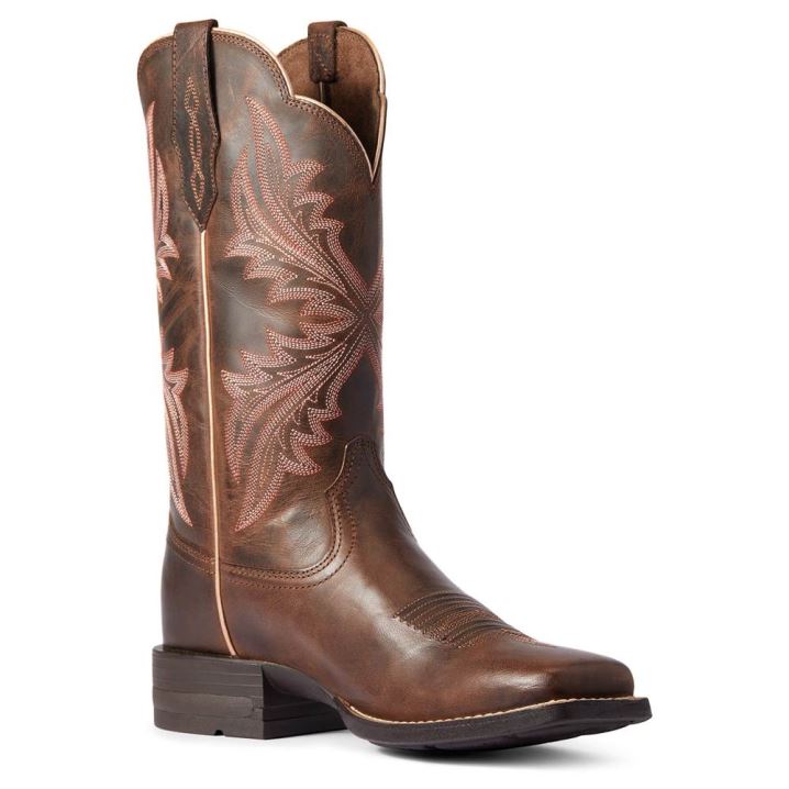 Ariat West Bound Western Boot Braun | mQxJcd45