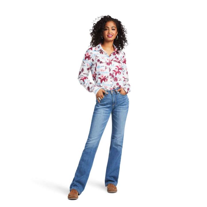 Ariat Western VentTEK Stretch Shirt Lost In Paradise | N6bHF2Iu