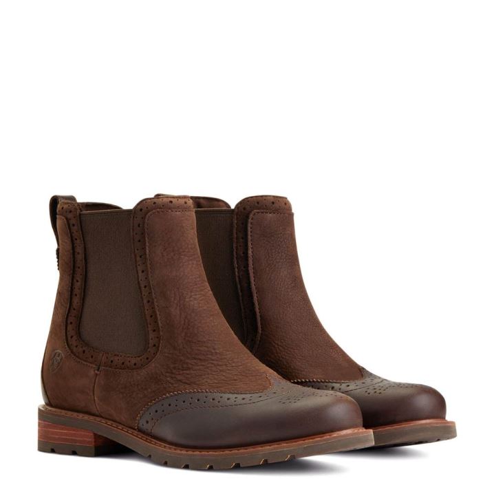 Ariat Wexford Brogue Wasserdichte Schokolade Braun | YtxA1iDO