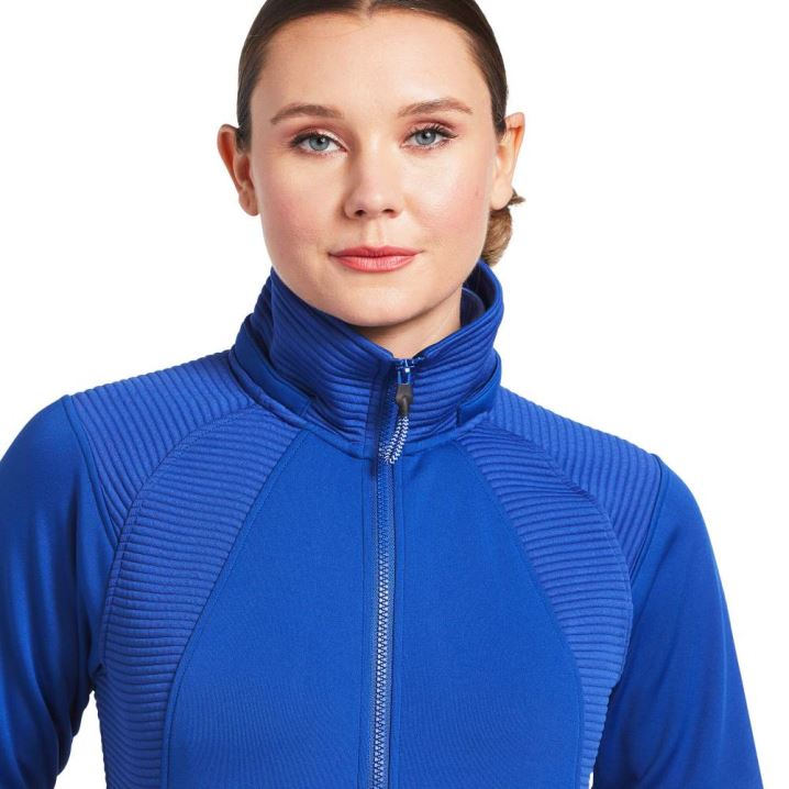 Ariat Wilde Full Zip Sweatshirt Blau | UDpNU7li