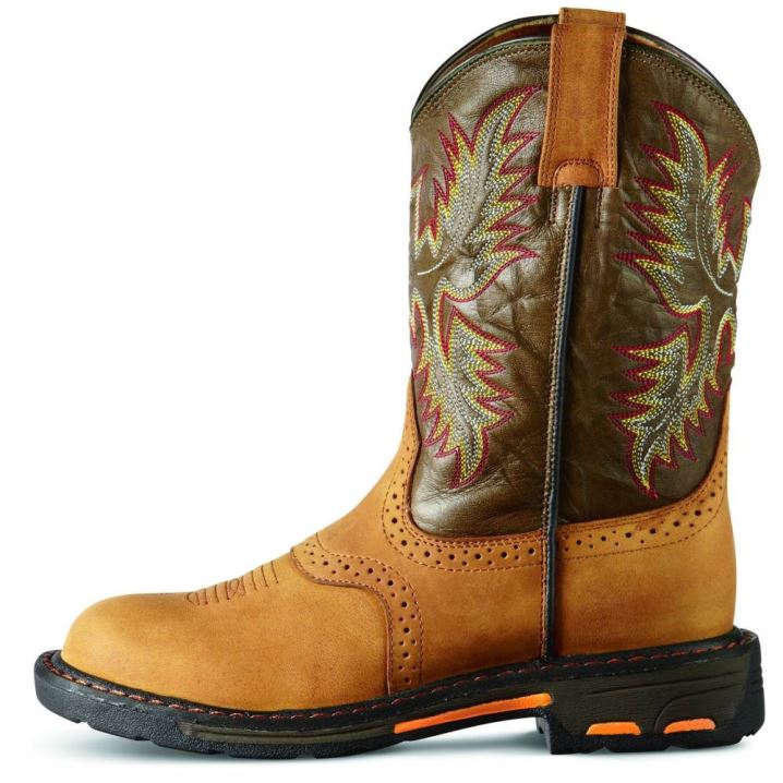 Ariat WorkHog Pull On Boot Aged Bark | 1DfzbZ0o