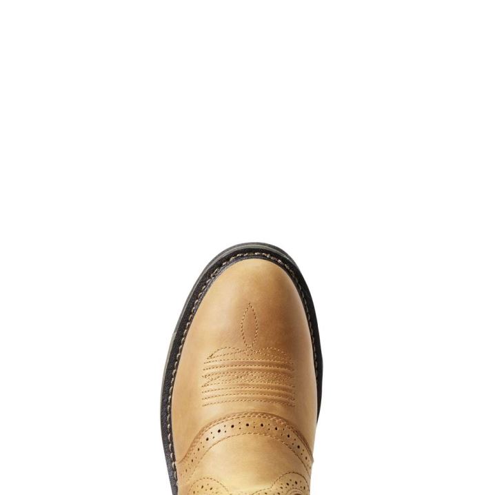 Ariat WorkHog Wasserdichte Arbeits Boot Aged Bark | i4TkeCij