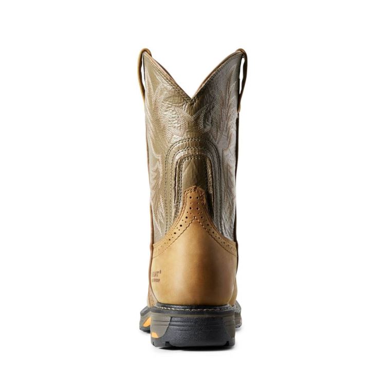 Ariat WorkHog Wasserdichte Arbeits Boot Aged Bark | i4TkeCij