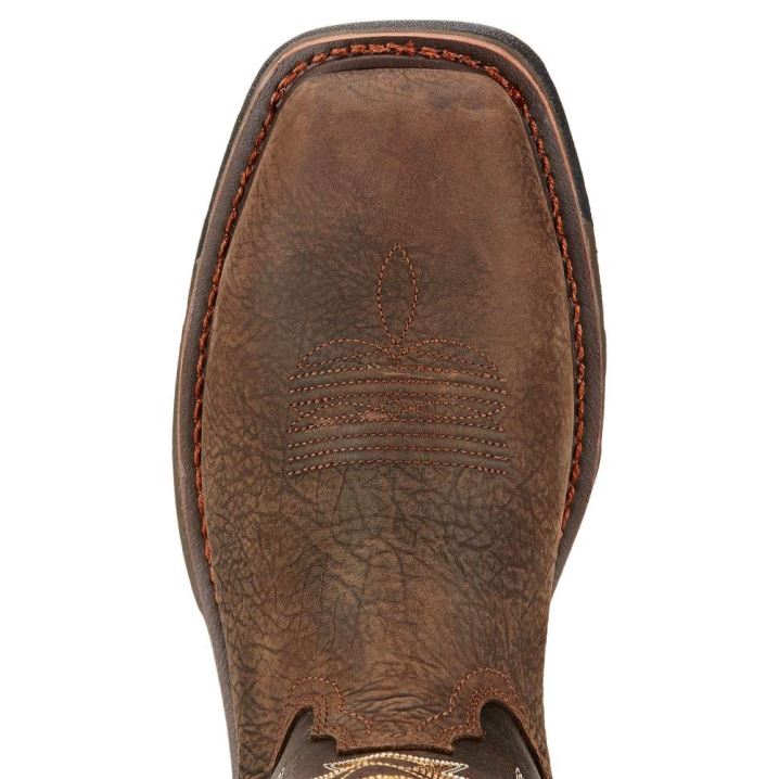 Ariat WorkHog Wasserdichte Composite Kappe Arbeits Boot Braun | WMj4BxAH