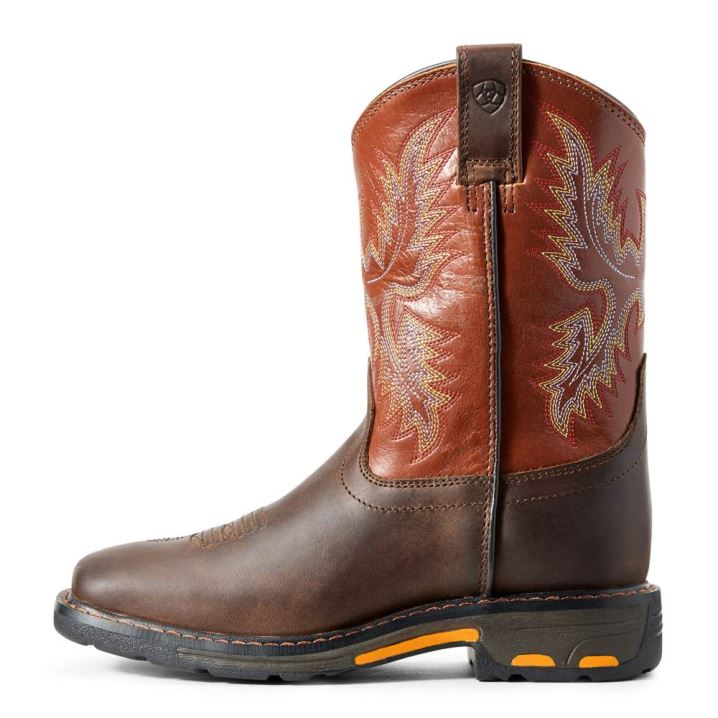 Ariat WorkHog Weite Square Kappe Boot Dunkel | JS7guWgZ