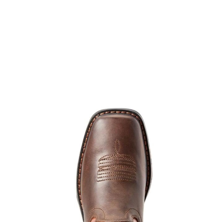 Ariat WorkHog Weite Square Kappe Boot Dunkel | JS7guWgZ