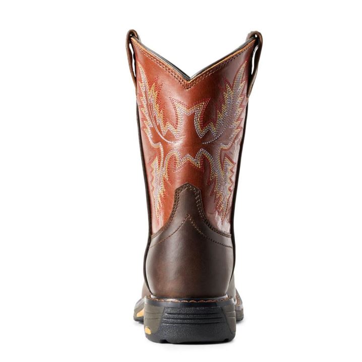 Ariat WorkHog Weite Square Kappe Boot Dunkel | JS7guWgZ