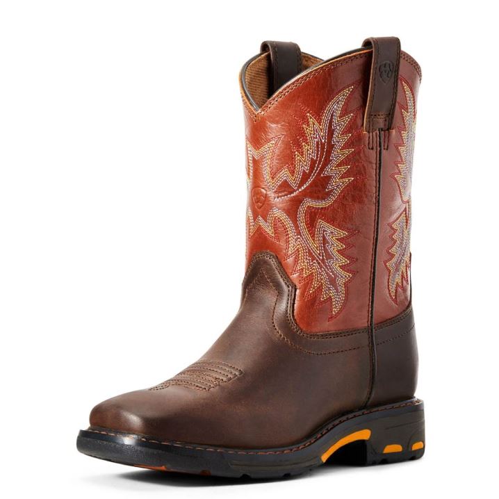 Ariat WorkHog Weite Square Kappe Boot Dunkel | JS7guWgZ