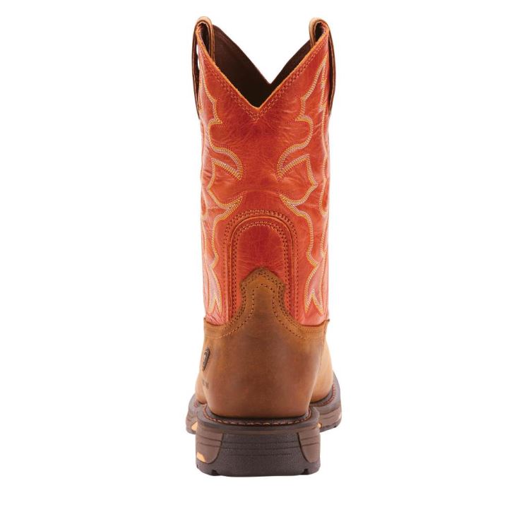 Ariat WorkHog Weite Square Kappe Steel Kappe Arbeits Boot Dunkel | A6qqgwRf