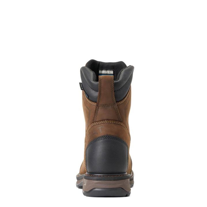 Ariat WorkHog XT 8" BOA Wasserdichte Carbon Kappe Arbeits Boot Schokolade Braun | U6hJ6jmC