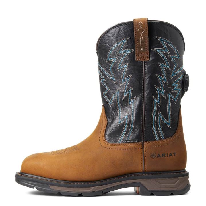 Ariat WorkHog XT BOA Carbon Kappe Arbeits Boot Dunkel | ANNXZpQg