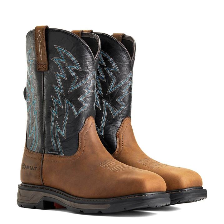 Ariat WorkHog XT BOA Carbon Kappe Arbeits Boot Dunkel | ANNXZpQg