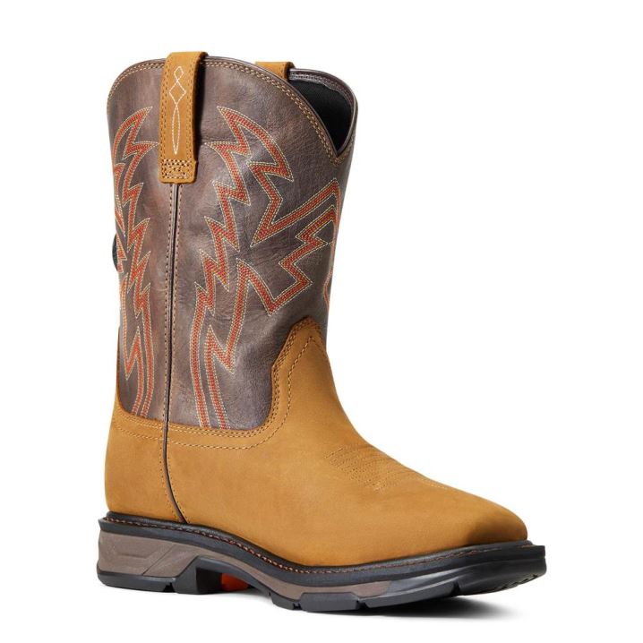 Ariat WorkHog XT BOA Wasserdichte Arbeits Boot Aged Bark | uB5OYew7