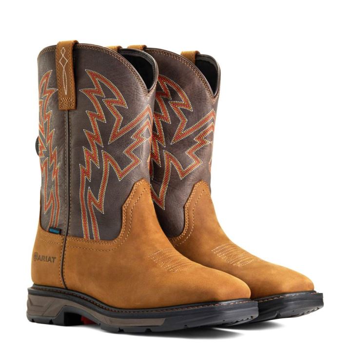 Ariat WorkHog XT BOA Wasserdichte Arbeits Boot Aged Bark | uB5OYew7