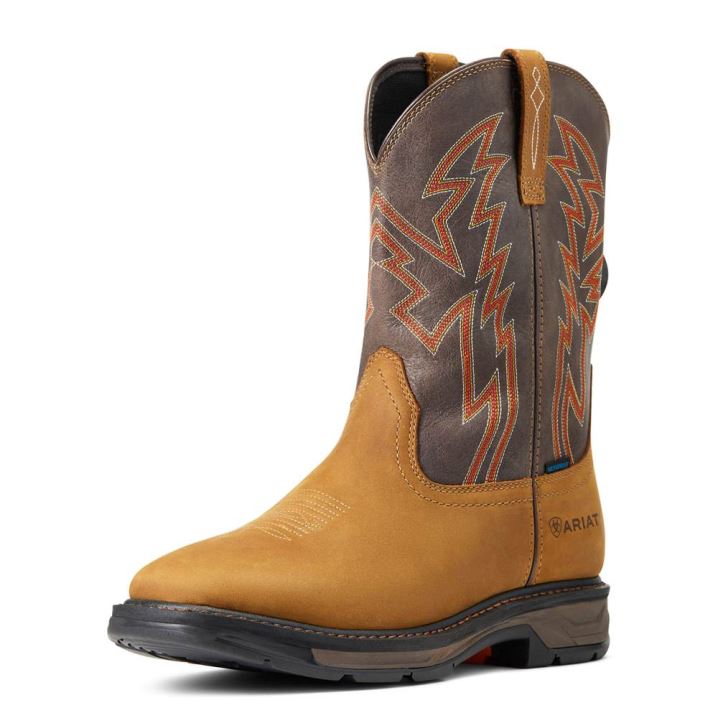 Ariat WorkHog XT BOA Wasserdichte Arbeits Boot Aged Bark | uB5OYew7