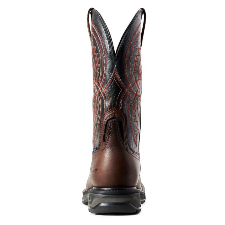 Ariat WorkHog XT Coil Wasserdichte Carbon Kappe Arbeits Boot Braun | yk0bfw4D