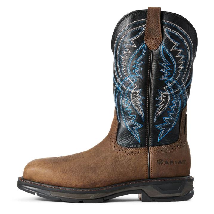 Ariat WorkHog XT Coil Weite Square Kappe Carbon Kappe Arbeits Boot Earth | T16zxVXg