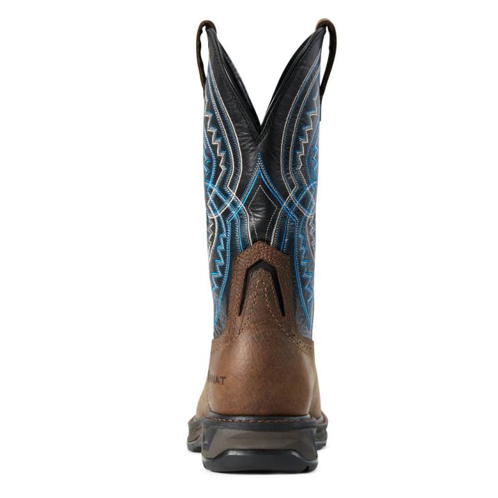 Ariat WorkHog XT Coil Weite Square Kappe Carbon Kappe Arbeits Boot Earth | T16zxVXg