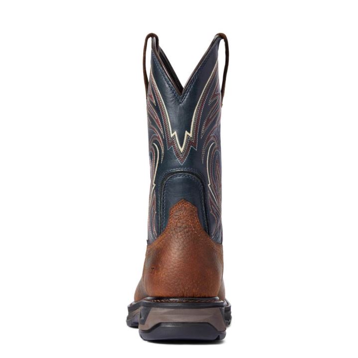 Ariat WorkHog XT Cottonwood Carbon Kappe Arbeits Boot Braun | S01XE10e