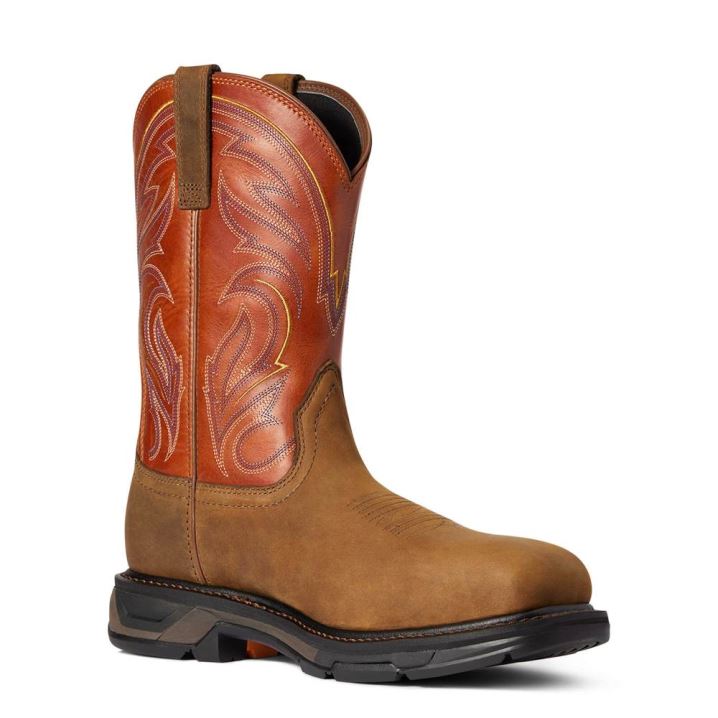 Ariat WorkHog XT Cottonwood Carbon Kappe Arbeits Boot Dunkel | caK7yKLN