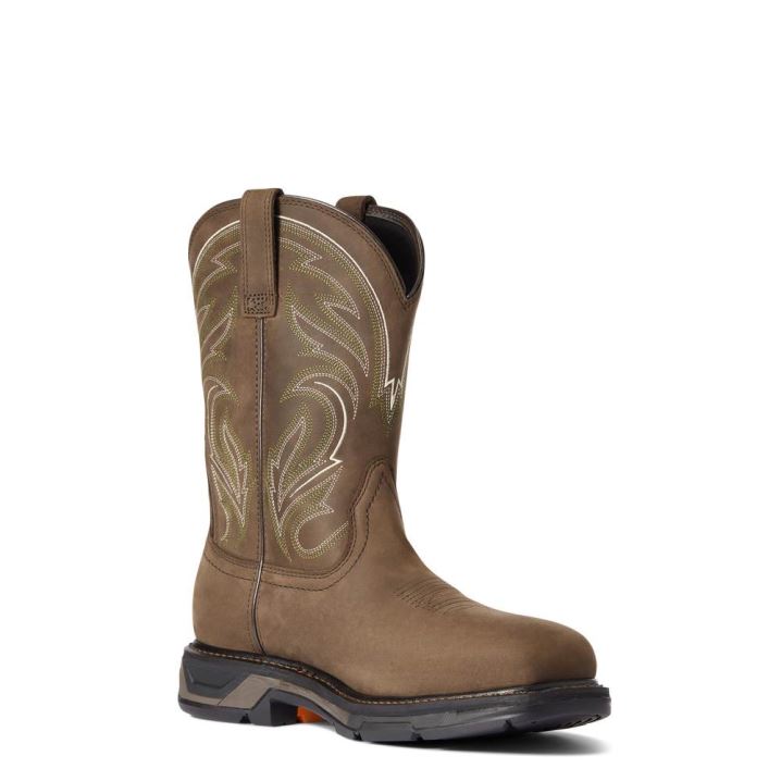 Ariat WorkHog XT Cottonwood Carbon Kappe Arbeits Boot Braun | tln9m2jO