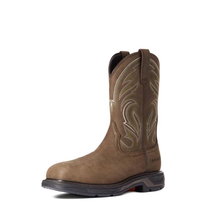 Ariat WorkHog XT Cottonwood Carbon Kappe Arbeits Boot Braun | tln9m2jO