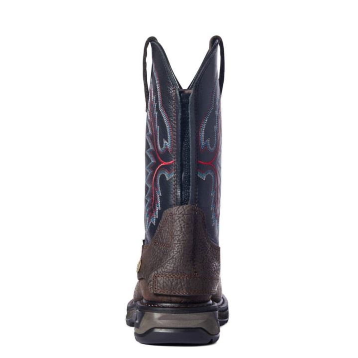 Ariat WorkHog XT EZ Zip Carbon Kappe Arbeits Boot Braun | gSLsaqjt