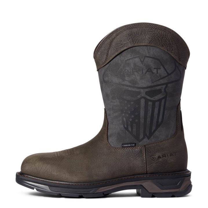 Ariat WorkHog XT Incognito Carbon Kappe Arbeits Boot Kaffee | ndv9ZFk4