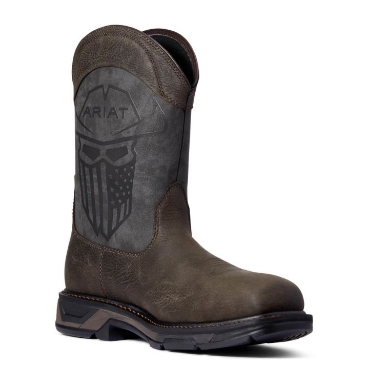 Ariat WorkHog XT Incognito Carbon Kappe Arbeits Boot Kaffee | ndv9ZFk4