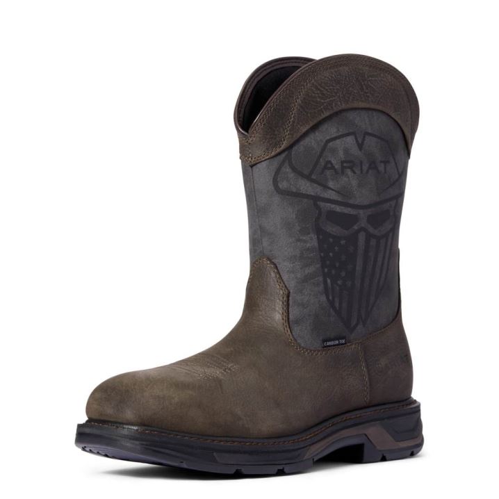 Ariat WorkHog XT Incognito Carbon Kappe Arbeits Boot Kaffee | ndv9ZFk4