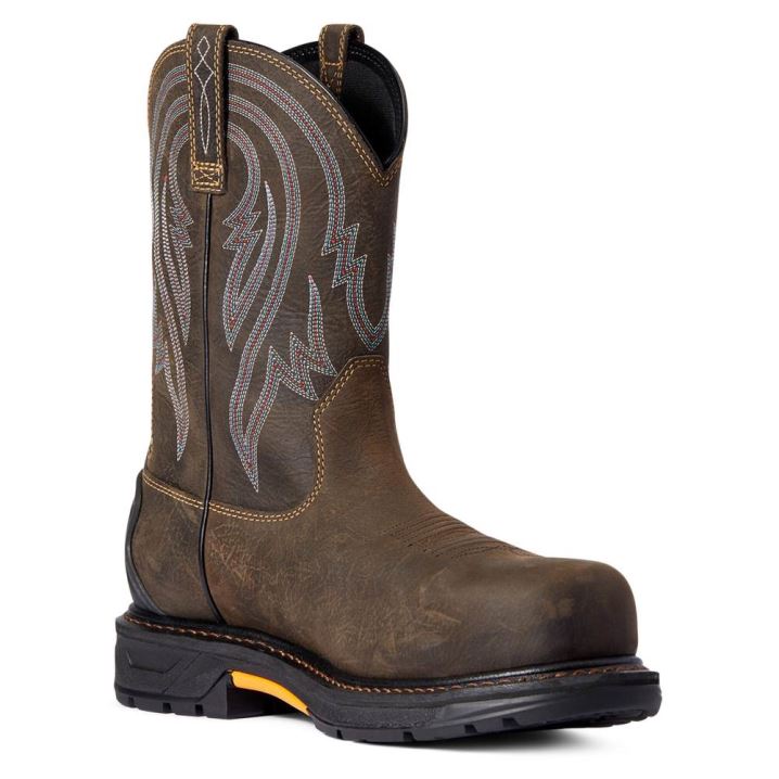 Ariat WorkHog XT Tumbleweed Wasserdichte Carbon Kappe Arbeits Boot Kaffee | raHKEnq9