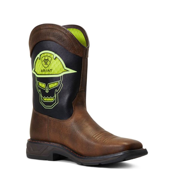 Ariat WorkHog XT VentTEK All-Nighter Western Boot Rowdy Rust | WhPVGZCj