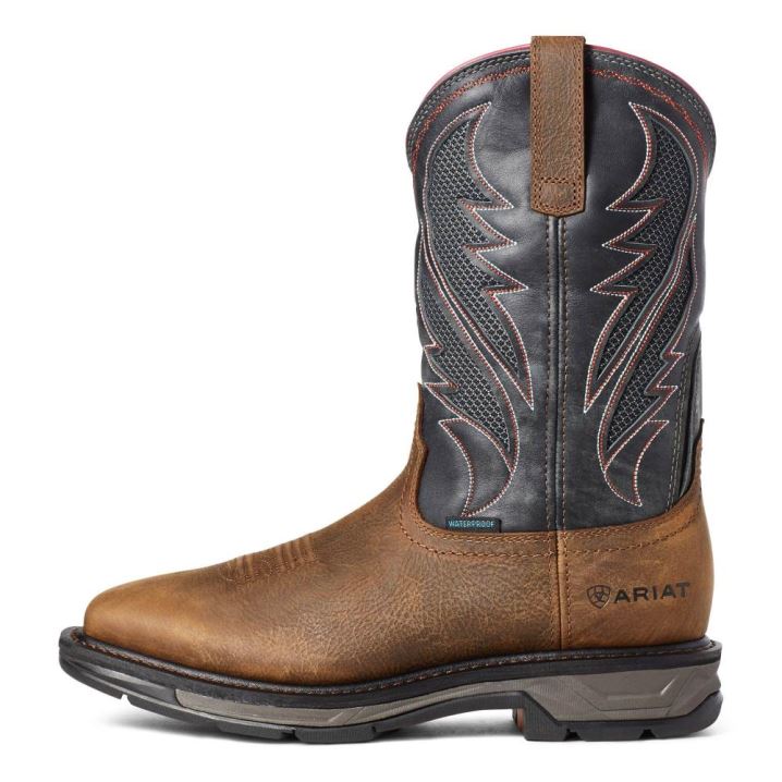 Ariat WorkHog XT VentTEK Wasserdichte Arbeits Boot Braun | ClhGb0K1