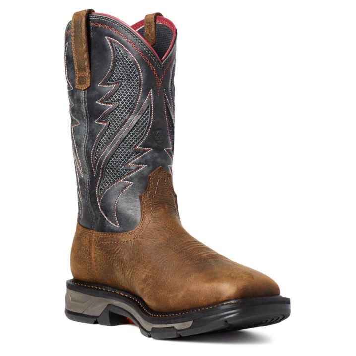 Ariat WorkHog XT VentTEK Wasserdichte Arbeits Boot Braun | ClhGb0K1