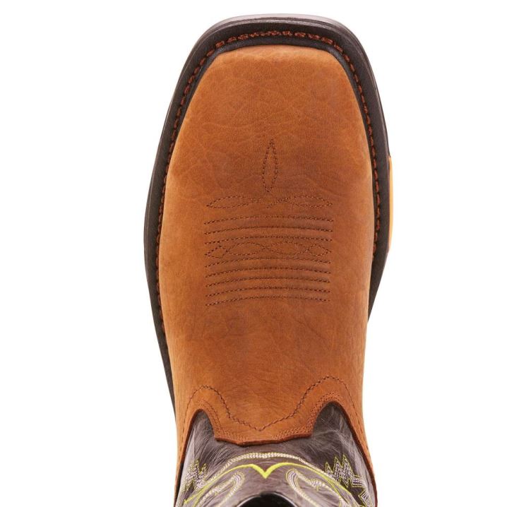 Ariat WorkHog XT Wasserdichte Arbeits Boot Tumbled Bark | W6GDuuOA