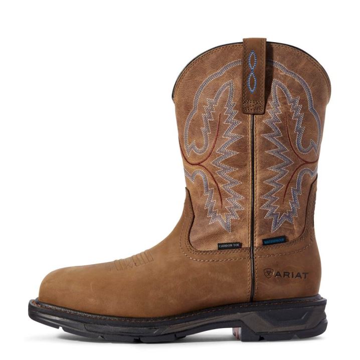 Ariat WorkHog XT Wasserdichte Carbon Kappe Arbeits Boot Braun | bFCY3re3