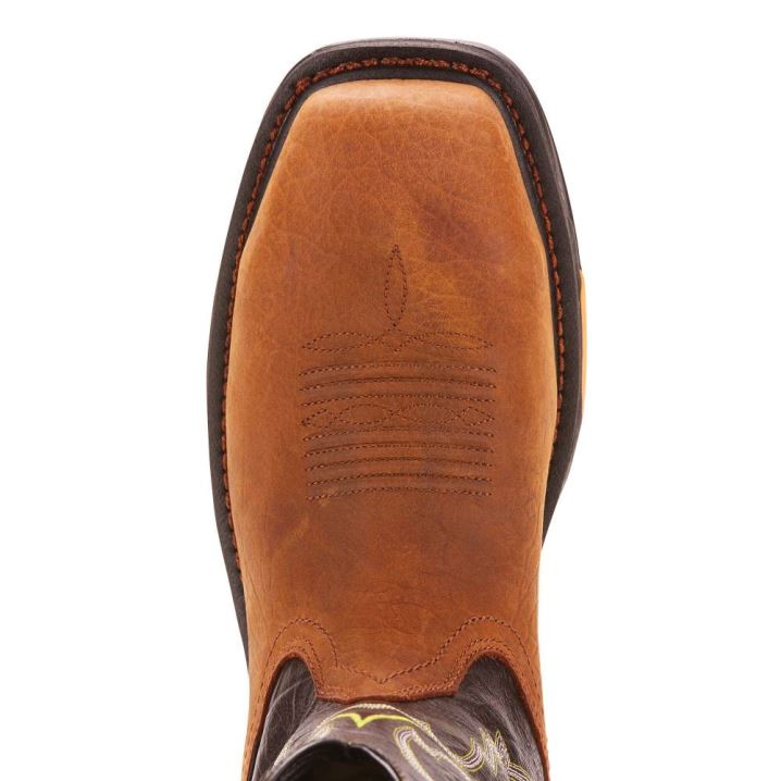 Ariat WorkHog XT Wasserdichte Carbon Kappe Arbeits Boot Tumbled Bark | jpssuGll