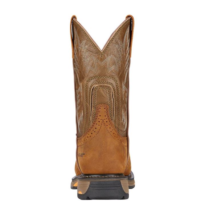 Ariat Workhog Pull-on Arbeits Boot Aged Bark | tSKYQ4WV