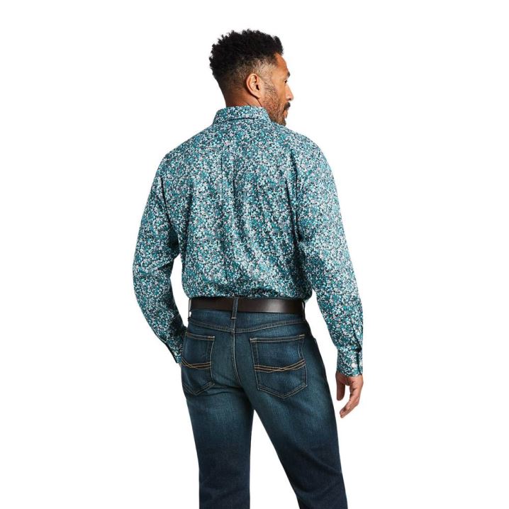 Ariat Wrinkle Free Harrison Klassische Fit Shirt Ceramic | muWGvzov