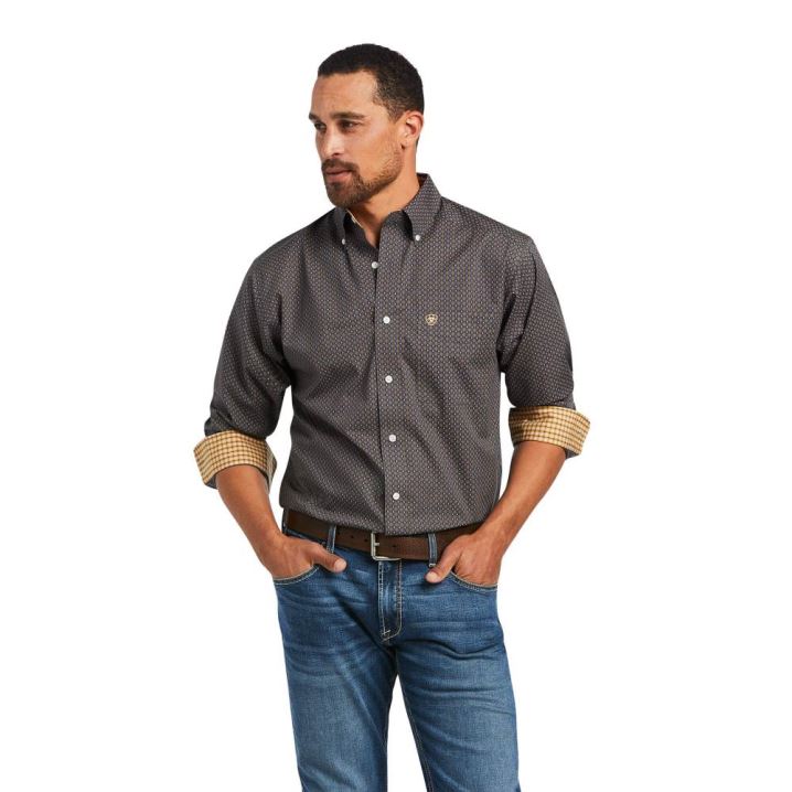 Ariat Wrinkle Free Hector Klassische Fit Shirt Eckart | XOvyD2pJ