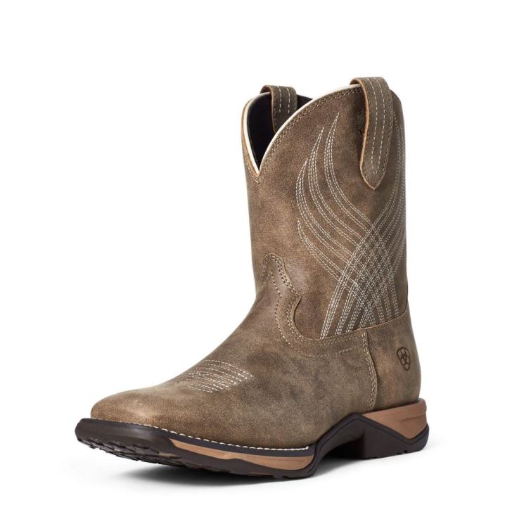 Ariat Youth Anthem Western Boot Braun | PLuXWSUV