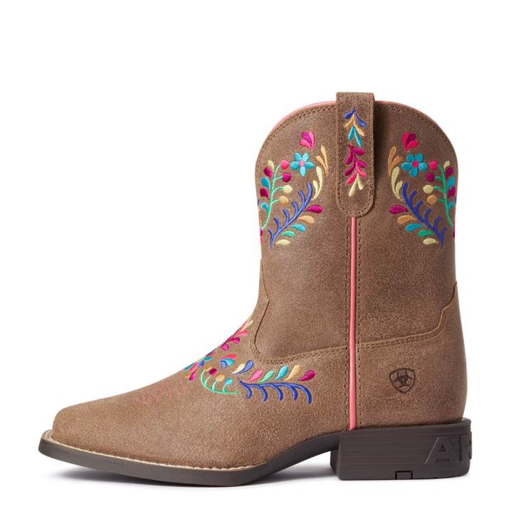 Ariat Youth Wild Flower Western Boot Braun | MmeaRsqO