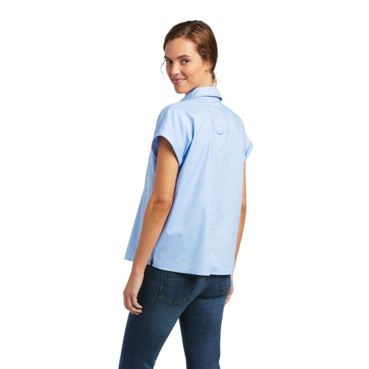 Ariat Zenith Shirt Blau | nZF0LFbb